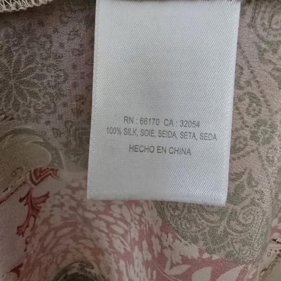 Kachel x Anthropologie Benedetta Patchwork Silk Tunic Dress in Pink Combo Size 2 - Picture 11 of 13